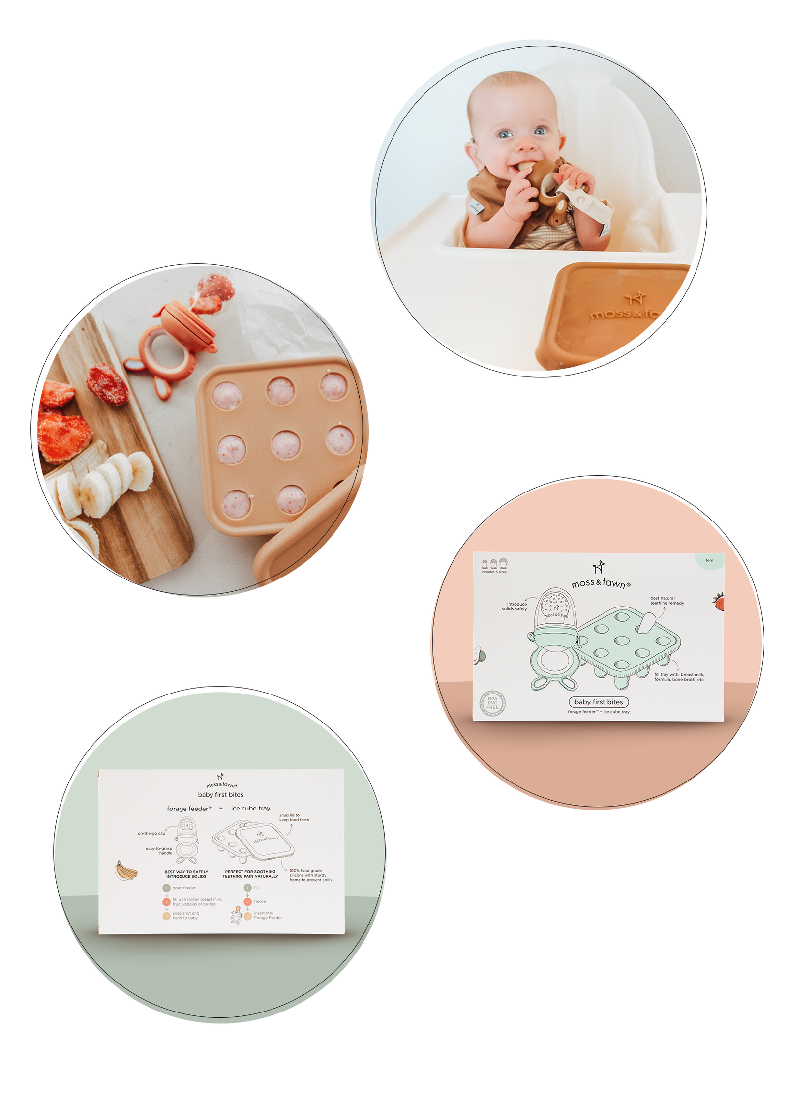 Teething baby feeder frozen breast milk fruits 