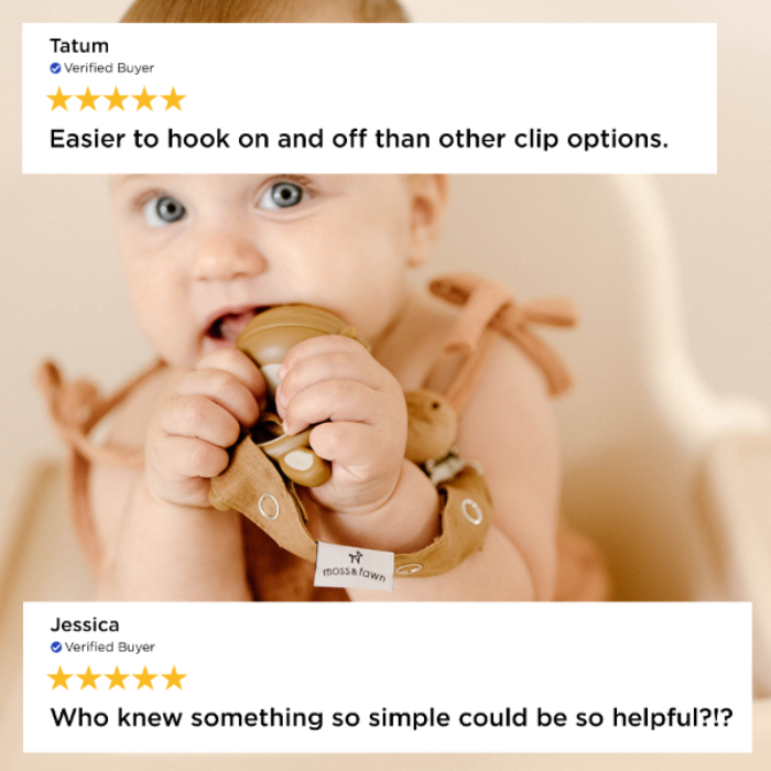 Mesh-style baby food feeder used for soothing teething pain naturally