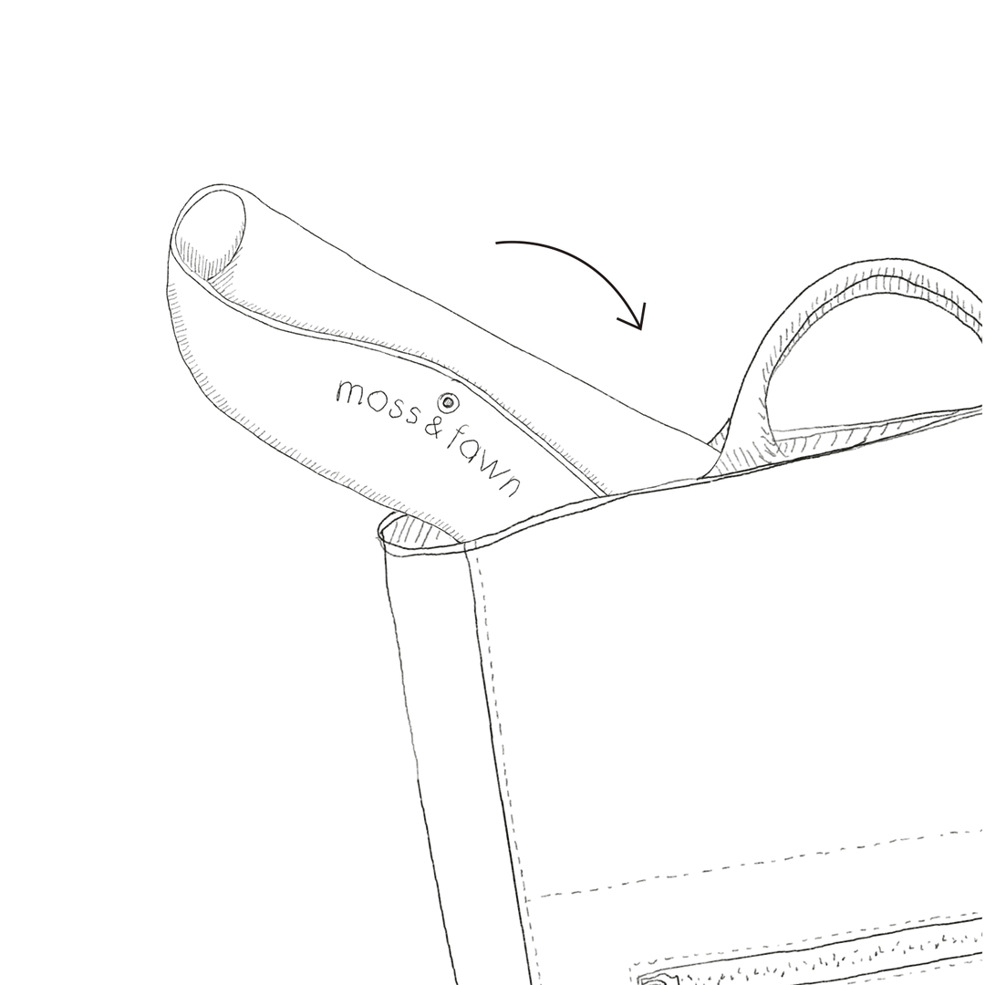 storing silicone bib in purse teething feeding