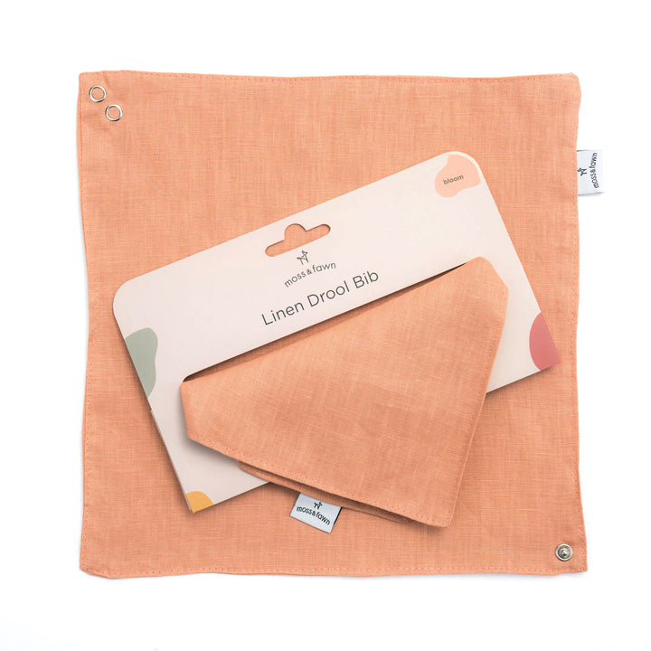 100% Linen Drool Bib